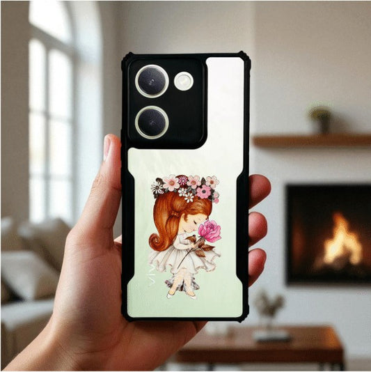 ivogue Flower Girl Mobile Cover For VIVO Y300 Plus