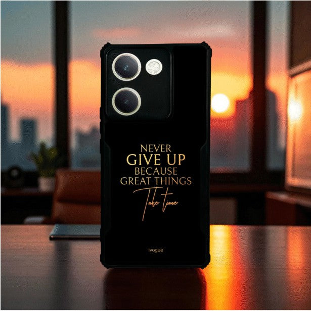 ivogue Never Give Up Mobile Cover For VIVO Y300 Plus