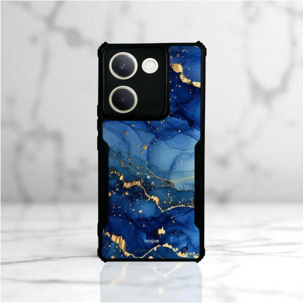 ivogue Blue Opulence Mobile Cover For VIVO Y300 Plus