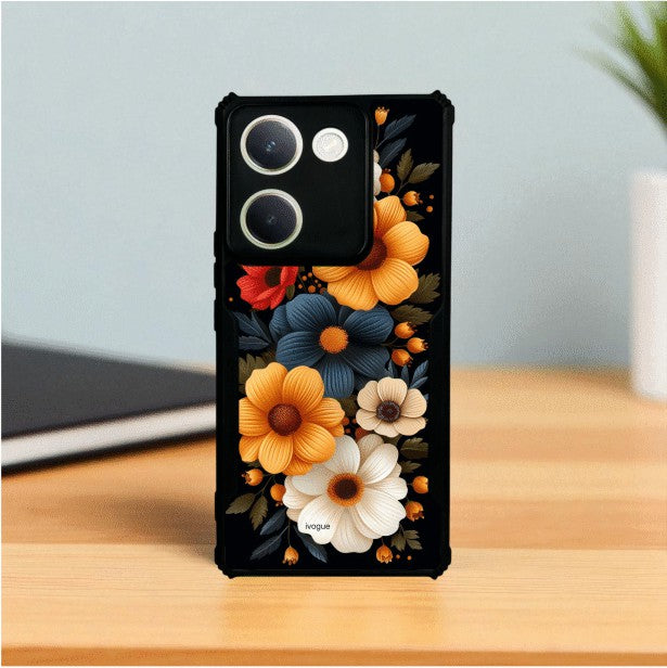 ivogue Retro Petals Mobile Cover For VIVO Y300 Plus