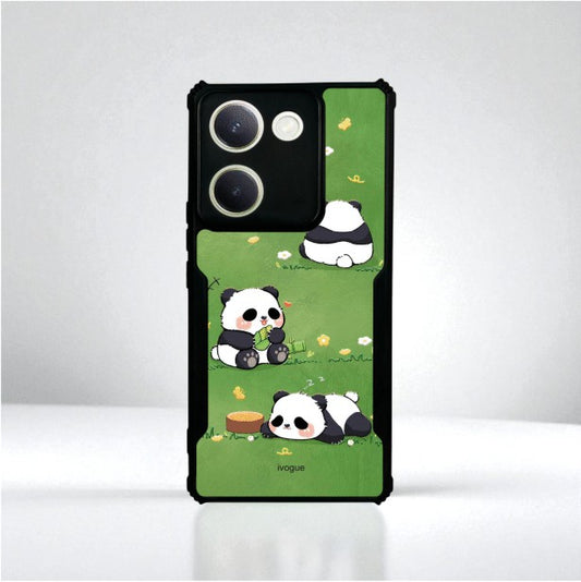 ivogue Panda Playground Mobile Cover For VIVO Y300 Plus