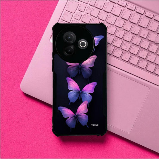 ivogue Galaxy Butterflies Mobile Cover For VIVO Y39