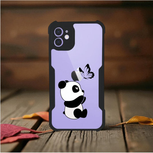 ivogue Panda and Butterfly Mobile Cover For Apple iphone 12