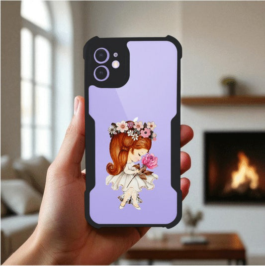 ivogue Flower Girl Mobile Cover For Apple iphone 12