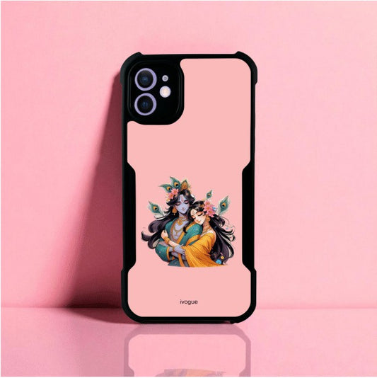 ivogue Radha Krishna Bliss Mobile Cover For Apple iphone 12