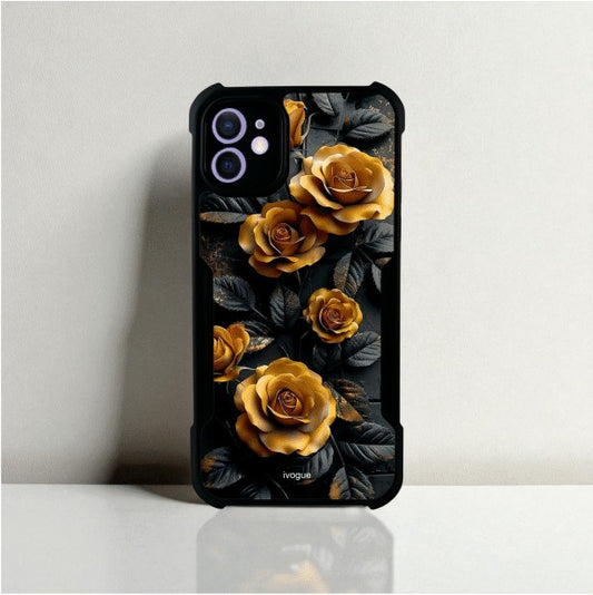 ivogue Golden Rose Mobile Cover For Apple iphone 11