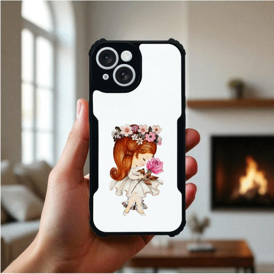 ivogue Flower Girl Mobile Cover For Apple iphone 14 Plus