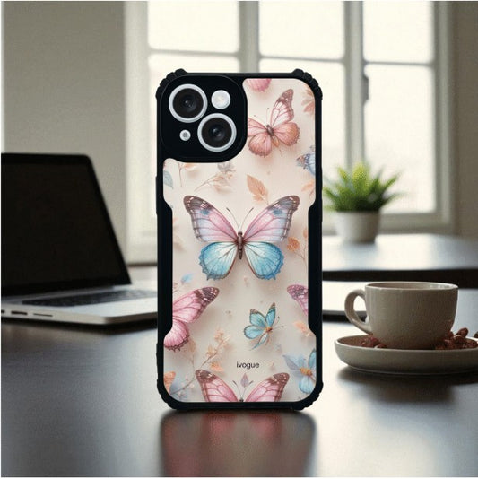 ivogue Butterfly Bloom Mobile Cover For Apple iphone 15