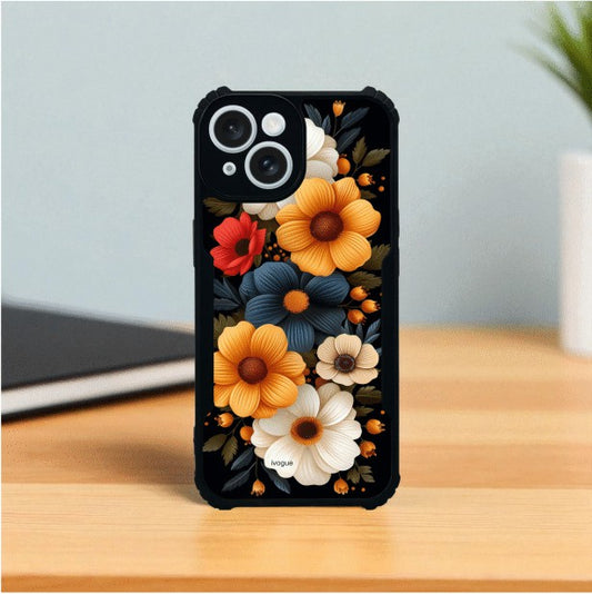 ivogue Retro Petals Mobile Cover For Apple iphone 13