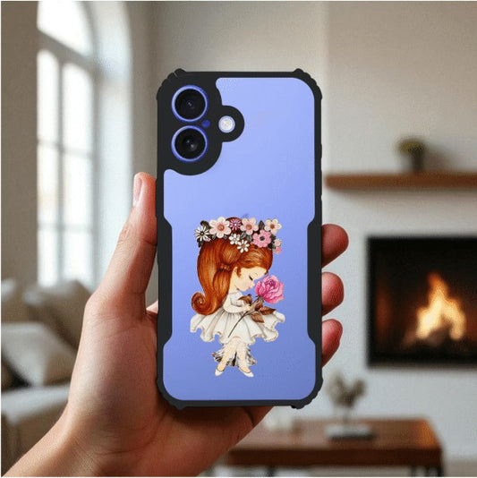 ivogue Flower Girl Mobile Cover For Apple iphone 16