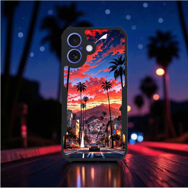 ivogue Palm City Nights Mobile Cover For Apple iphone 16 Plus