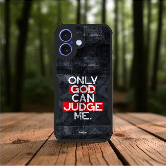 ivogue Only God Can Judge Me Mobile Cover For Apple iphone 16