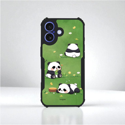 ivogue Panda Playground Mobile Cover For Apple iphone 16 Plus
