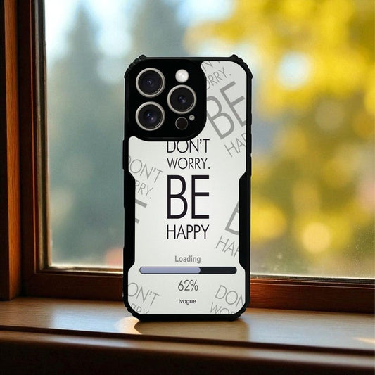 ivogue Be Happy Mobile Cover For Apple iphone 16 Pro Max