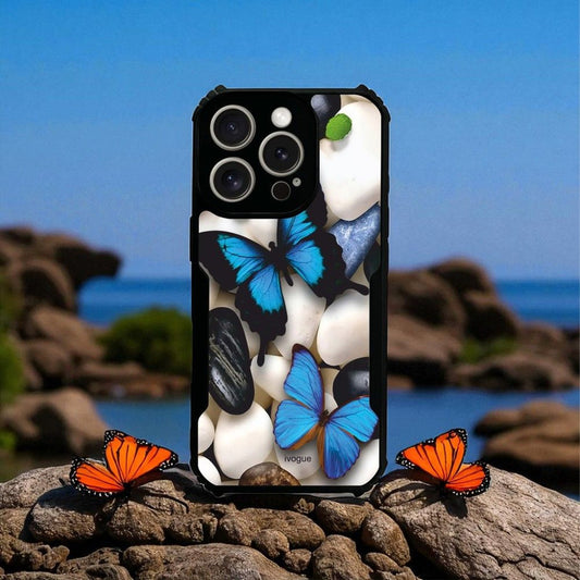 ivogue Blue Wings Beauty Mobile Cover For Apple iphone 13 Pro