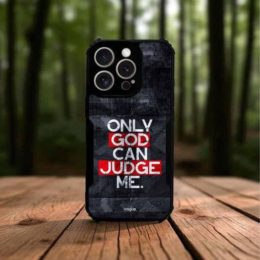 ivogue Only God Can Judge Me Mobile Cover For Apple iphone 13 Pro