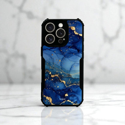 ivogue Blue Opulence Mobile Cover For Apple iphone 15 Pro Max