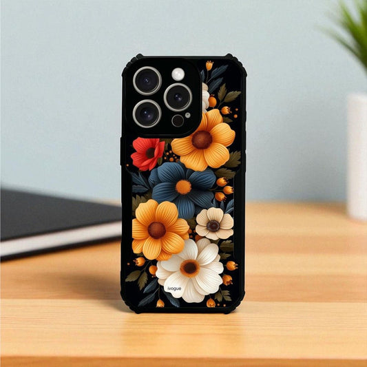 ivogue Retro Petals Mobile Cover For Apple iphone 13 Pro