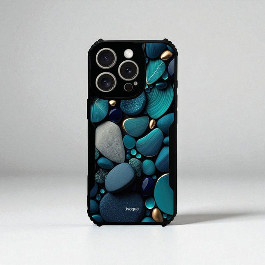 ivogue Ocean Pebbles Mobile Cover For Apple iphone 15 Pro