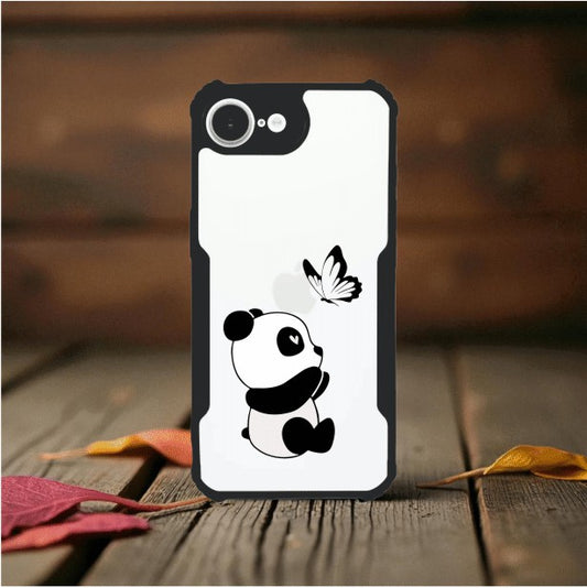 ivogue Panda and Butterfly Mobile Cover For Apple iphone 16e