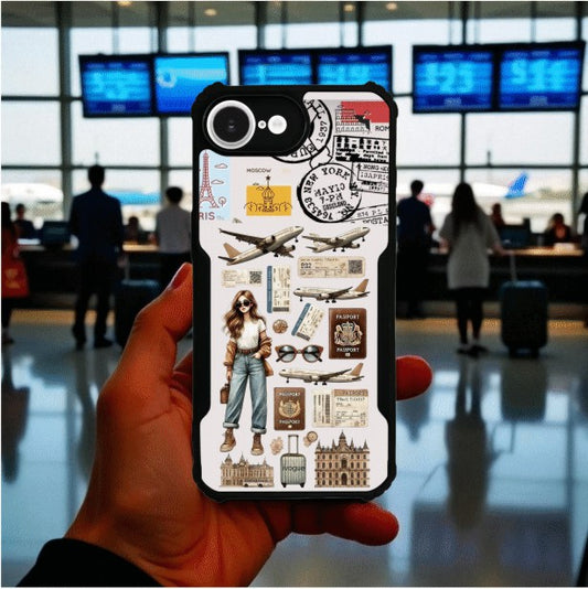ivogue Travel Girl Vibes Mobile Cover For Apple iphone 16e