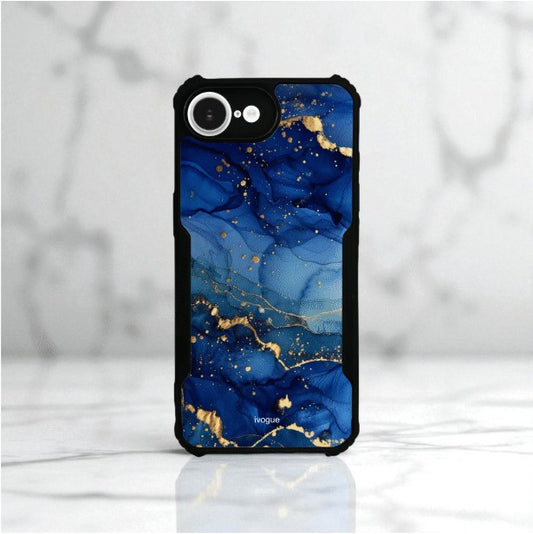 ivogue Blue Opulence Mobile Cover For Apple iphone 16e