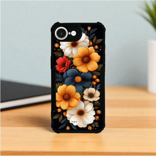 ivogue Retro Petals Mobile Cover For Apple iphone 16e