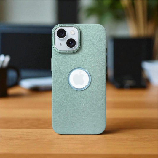 Lichi Leather Case For Apple iphone 14_Teal