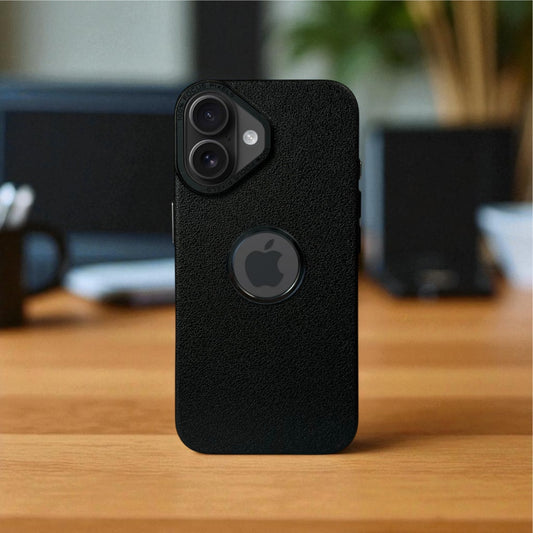 Lichi Leather Case For Apple iphone 16 Plus_Black