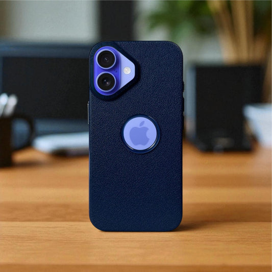 Lichi Leather Case For Apple iphone 16 Plus_Blue