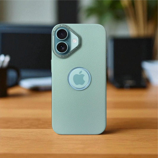 Lichi Leather Case For Apple iphone 16_Teal